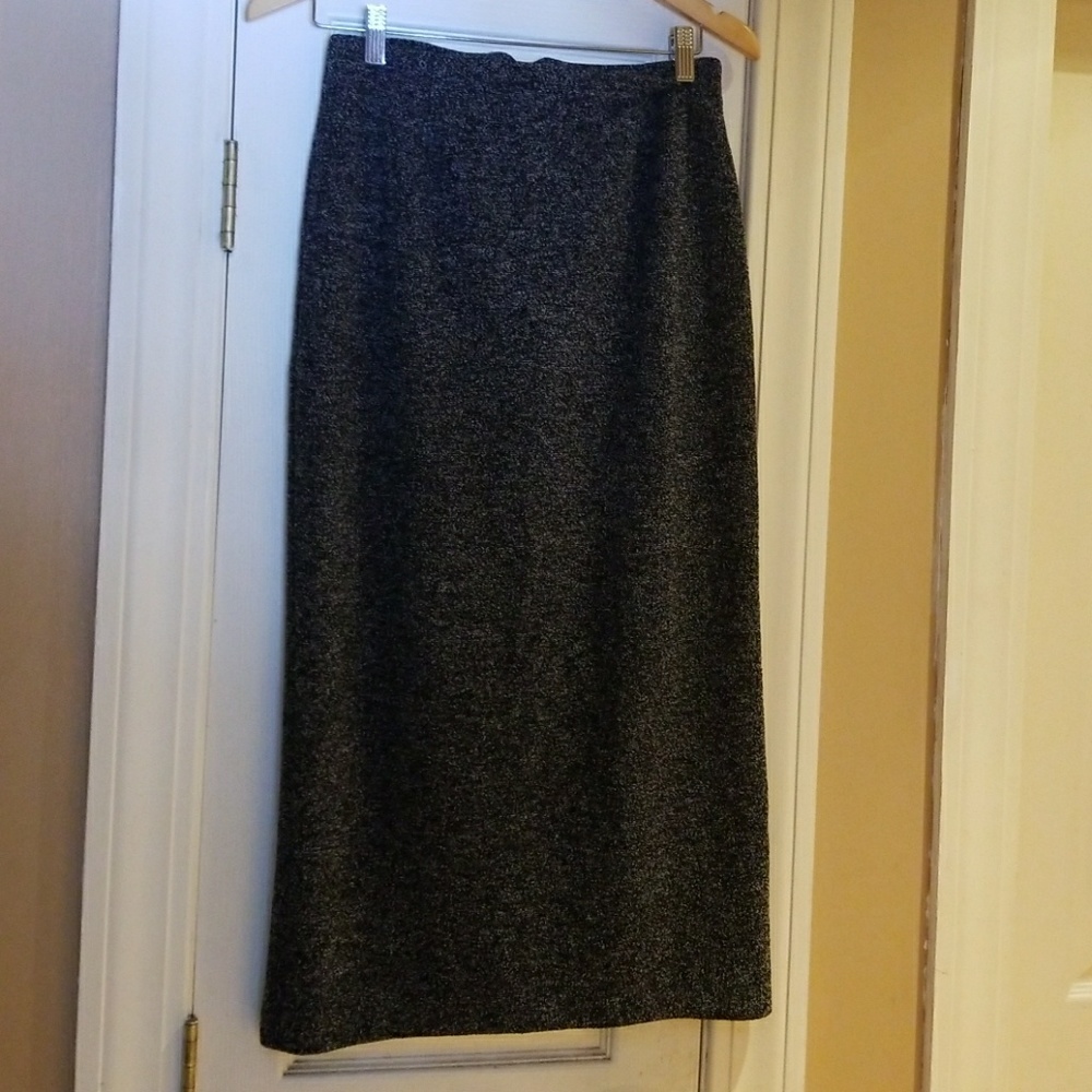 Gray (see last pic for texture) long pencil skirt